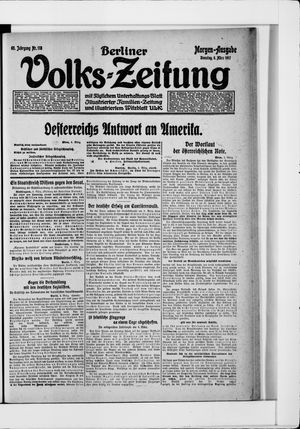 Berliner Volkszeitung on Mar 6, 1917