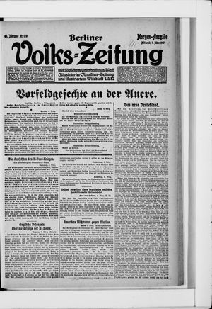 Berliner Volkszeitung vom 07.03.1917