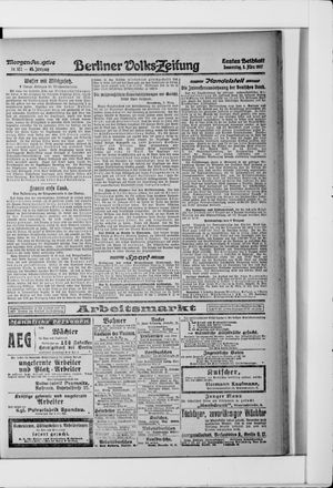 Berliner Volkszeitung vom 08.03.1917
