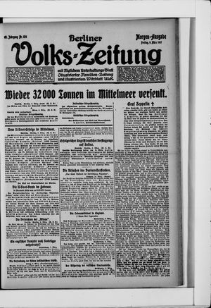 Berliner Volkszeitung vom 09.03.1917
