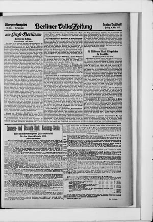 Berliner Volkszeitung vom 09.03.1917