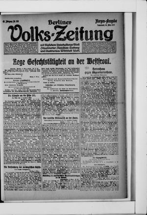 Berliner Volkszeitung on Mar 10, 1917