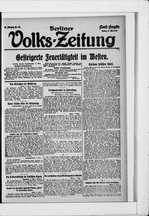 Berliner Volkszeitung vom 12.03.1917