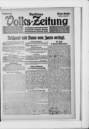 Berliner Volkszeitung vom 14.03.1917