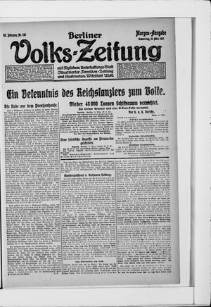 Berliner Volkszeitung on Mar 15, 1917