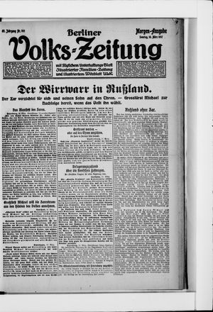 Berliner Volkszeitung vom 18.03.1917