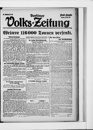 Berliner Volkszeitung vom 19.03.1917