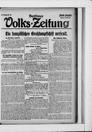 Berliner Volkszeitung vom 20.03.1917