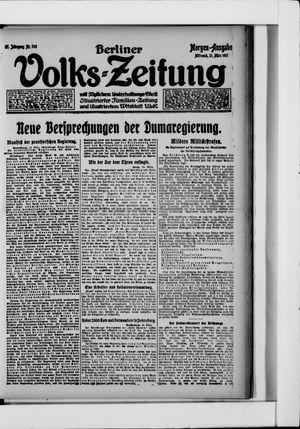 Berliner Volkszeitung vom 21.03.1917