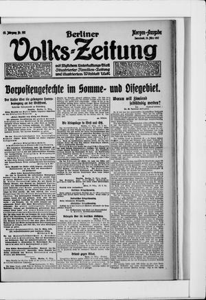 Berliner Volkszeitung on Mar 24, 1917