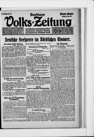 Berliner Volkszeitung vom 25.03.1917