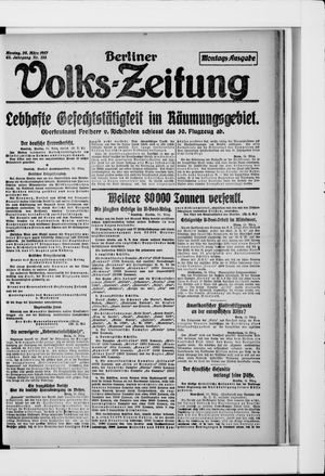Berliner Volkszeitung vom 26.03.1917