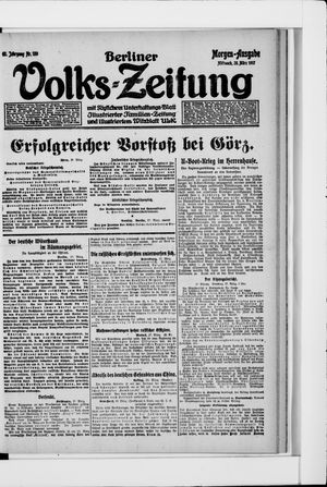 Berliner Volkszeitung vom 28.03.1917