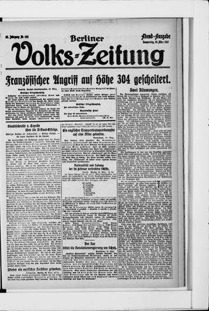 Berliner Volkszeitung vom 29.03.1917