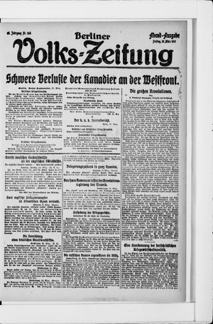 Berliner Volkszeitung vom 30.03.1917