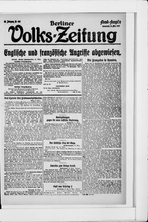 Berliner Volkszeitung on Mar 31, 1917