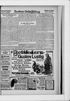 Berliner Volkszeitung on Apr 3, 1917