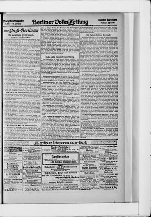 Berliner Volkszeitung vom 06.04.1917