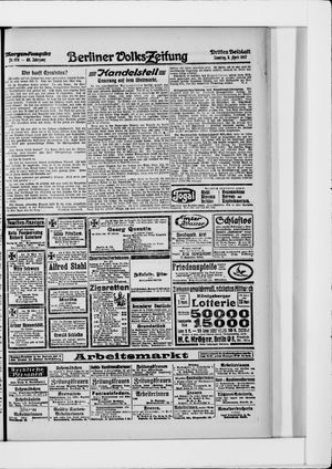 Berliner Volkszeitung vom 08.04.1917