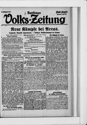 Berliner Volkszeitung vom 11.04.1917