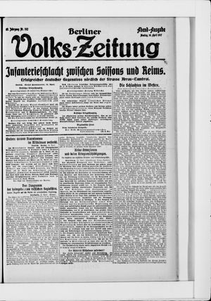 Berliner Volkszeitung on Apr 16, 1917