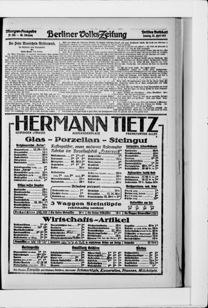Berliner Volkszeitung vom 22.04.1917