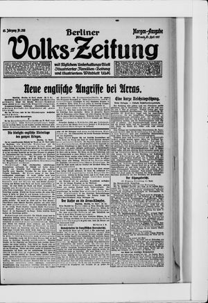 Berliner Volkszeitung vom 25.04.1917