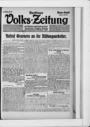 Berliner Volkszeitung vom 27.04.1917