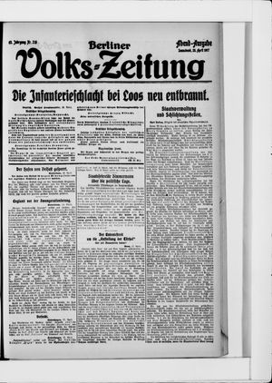 Berliner Volkszeitung vom 28.04.1917
