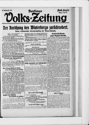 Berliner Volkszeitung vom 07.05.1917