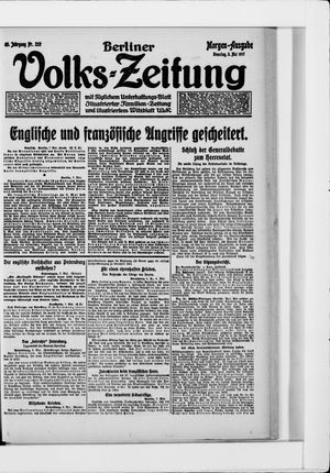 Berliner Volkszeitung vom 08.05.1917