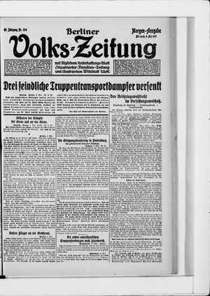 Berliner Volkszeitung vom 09.05.1917