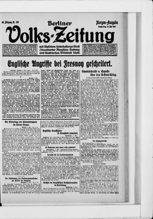 Berliner Volkszeitung vom 10.05.1917