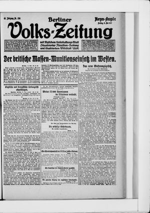 Berliner Volkszeitung vom 11.05.1917