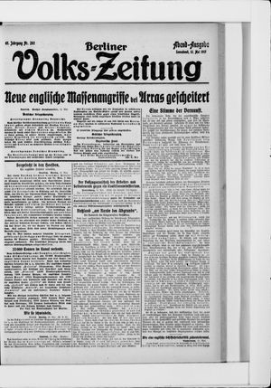 Berliner Volkszeitung vom 12.05.1917