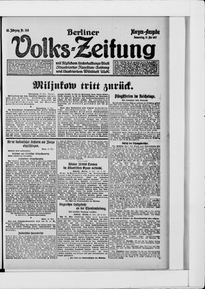 Berliner Volkszeitung vom 17.05.1917
