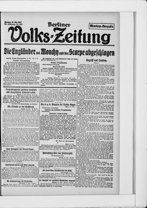 Berliner Volkszeitung on May 21, 1917