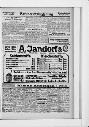 Berliner Volkszeitung vom 27.05.1917
