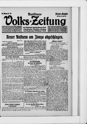 Berliner Volkszeitung vom 30.05.1917