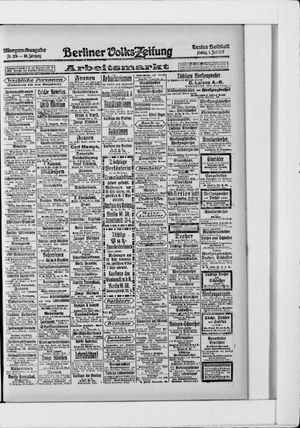 Berliner Volkszeitung vom 01.06.1917