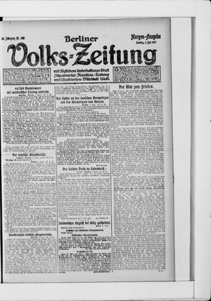 Berliner Volkszeitung vom 03.06.1917