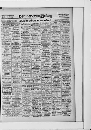 Berliner Volkszeitung vom 03.06.1917