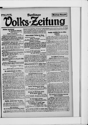 Berliner Volkszeitung vom 04.06.1917