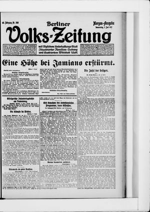 Berliner Volkszeitung vom 07.06.1917