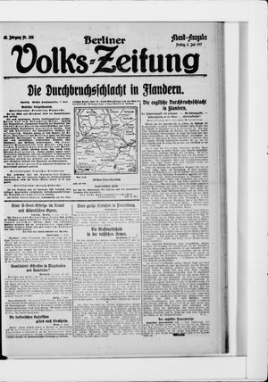 Berliner Volkszeitung vom 08.06.1917