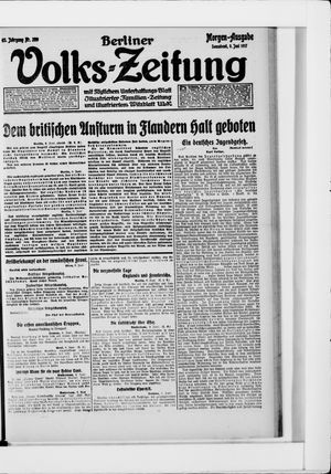 Berliner Volkszeitung vom 09.06.1917