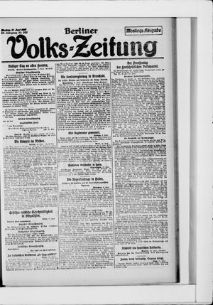 Berliner Volkszeitung on Jun 11, 1917