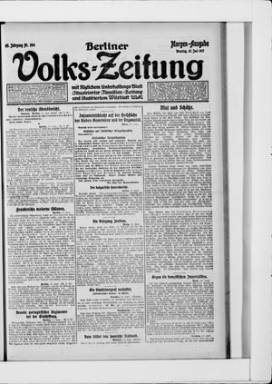 Berliner Volkszeitung vom 12.06.1917