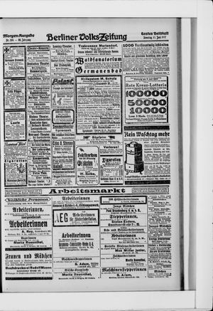 Berliner Volkszeitung vom 12.06.1917