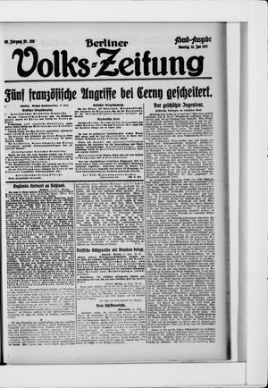 Berliner Volkszeitung vom 12.06.1917